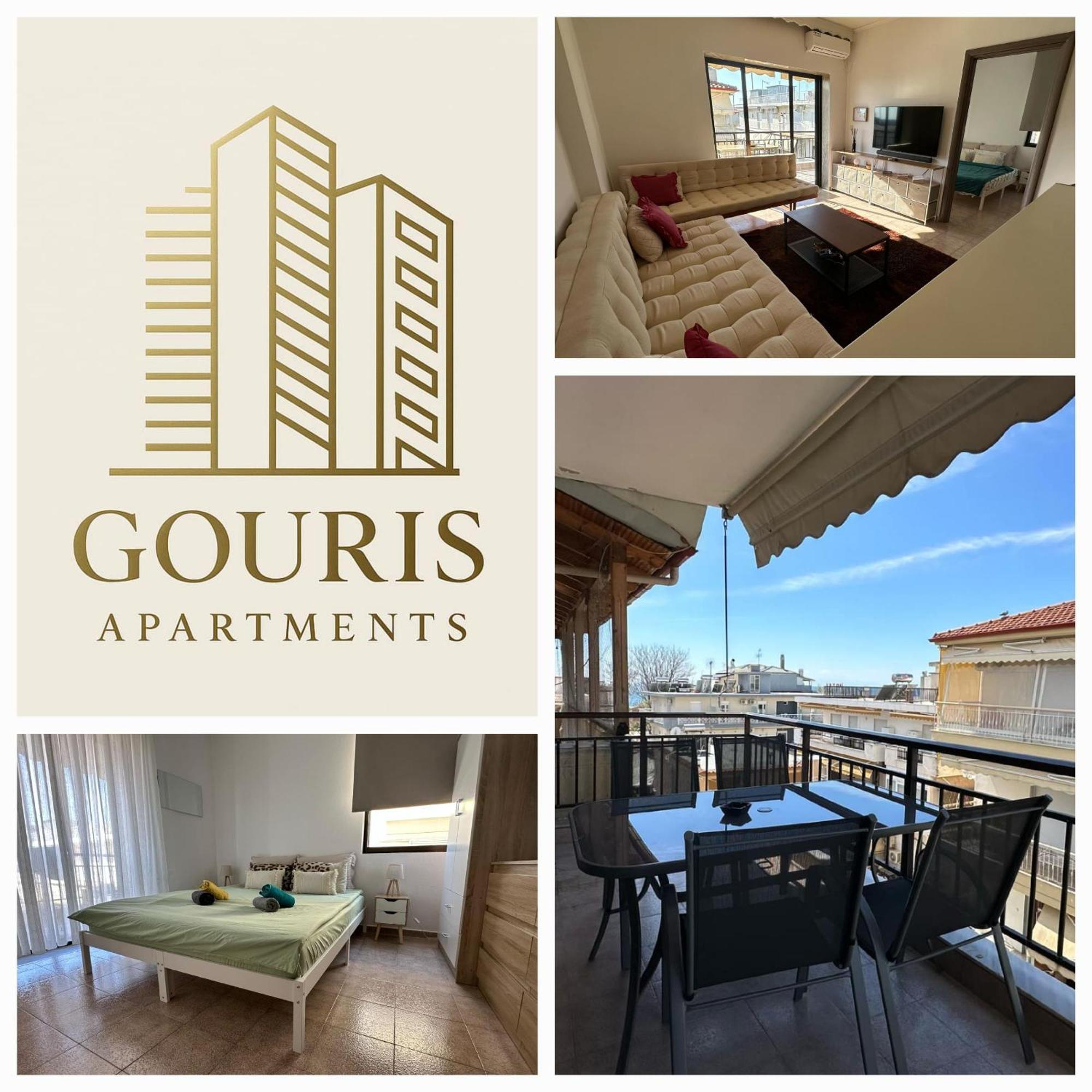 Gouris Appartements Nea Kallikrateia Ngoại thất bức ảnh